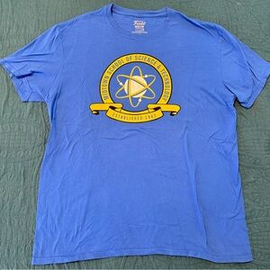 Spider-Man Midtown High School Men’s X-Large T-shirt Marvel Blue Vintage MCU